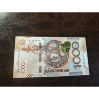 Казахстан 1000 тенге образца 2024 года UNC pw52 серия АК см доп фото