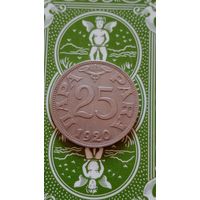 Югославия 25 пара 1920