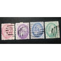 Великобритания\147в\Тонга 1886 г. Король Георг Тупоу I. Зубц.12.5 мих1Аа 2Ав 3Аа 4Аа