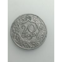 Польша 20 грошей  1923 года .