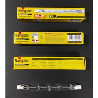 Лампа галогенная линейная Navigator J117mm 500W R7s 230V