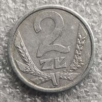 Польша 2 злотых  1989 г.