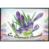 Почтовая карточка " Са святам вясны"(Н).