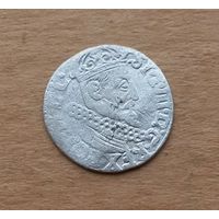 Речь Посполитая, 3 гроша 1622 г., Сигизмунд III (1587-1632), мон. двор Краков