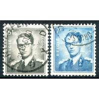 Бельгия - 1960/70г. - король Бодуэн I - 2 марки - полная серия, гашёные [Mi 1196-1197]. #2-Be-48-B-1