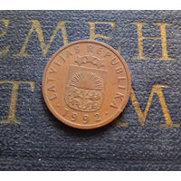 1 сантим 1992 Латвия #04
