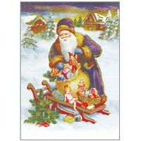 С Новым годом! Дед Мороз. Открытка