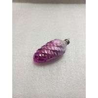 Елочная игрушка "Шишка" (СССР, середина 1960-ых - начало 1970-ых)