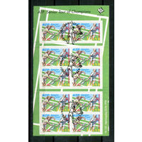 Аландские острова (Финляндия) - 1998 - Спорт. Теннис - фолиенблатт - (гашение первого дня) - [Mi.143Fb] - 10 марок. Гашеный.  (Лот 34JG)-TG2P23