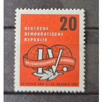 Германия, ГДР 1957 г. Mi.595 MNH** полная серия