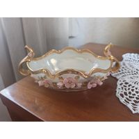 Винтажная конфетница. Фарфор.