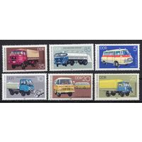 ГДР 1982. Транспорт. Автомобили 6 марок 2744