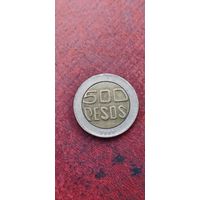 Колумбия 500 песос 2004