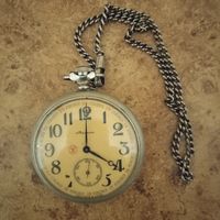 Часы СССР карманные Молния "Парусник"