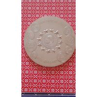 Либерия 5 долларов 2003 новые монеты Ватикана