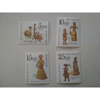 Марки Беларусь. Изделия из соломы. 1993 год