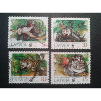 Латвия, 1994. Соня, WWF, полная серия. Mi-4,0 евро гаш.