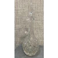 Старинный графин из граненого стекла (хрусталь) Германия. Высота 30 см.