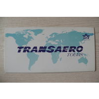 2014, Transaero tours, Трансаэротурс, Электронный билет в упаковке с рекламой страховой компании B&B Insurance Co.