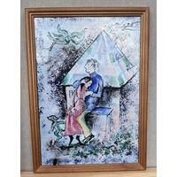 Панно под стеклом акрил