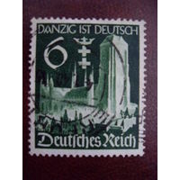 Mi.714 MNH DR Рейх. 1939 год (mi.1 euro) архитектура - 1 шт.