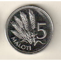 Лесото 5 малоти 2010