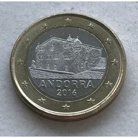 Андорра 1 евро 2016