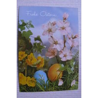 Пасха; подписана, Германия, п/п ~1989, марка, красивый штамп города.