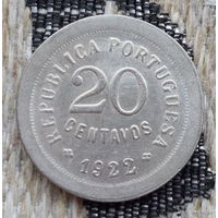 Старая Португалия 20 сентаво 1922 года. Предложи свою цену или обмен!