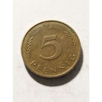 Германия 5 пфенинг 1986 J