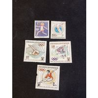 Марки Чехословакия 1972, 1973