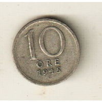 Швеция 10 эре 1945