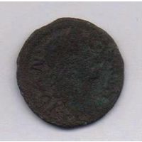 Королевство Польша. Светлейшая Речь Посполитая Обоих Народов. 1 солид (шэляг). боратинка. 1664.