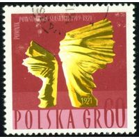 Открытие памятника трем Силезским восстаниям 1919-1921 гг. за возвращение Верхней Силезии в состав Польши 1967 год серия из 1 марки