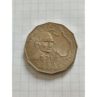 50 центов Австралии. Путешествие Джеймса Кука.