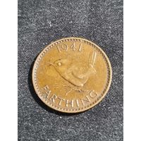 Великобритания 1 фартинг 1941 #2