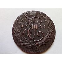 Две копейки 1765 год. ММ.
