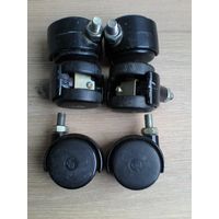 Шесть Мебельных Роликов - Одним Лотом.