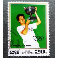 Марка КНДР 1987 год Олимпийские игры