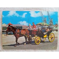 Испания, Малага. Типичный конный экипаж