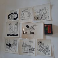 Малюнкі Міколы Гіргеля (БЕЛТА) для раённых газэт часоў Перабудовы (1985-1990).