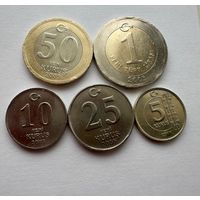 Монеты Турции 2005-2011