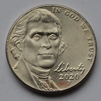 США, 5 центов 2020 г. Р