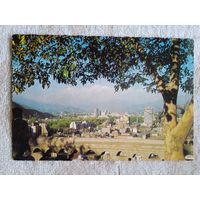 Чили, Сантьяго. панорамный вид с холма Санта-Люсия