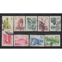 Югославия ФНР СФР 1958 Вып Техника и архитектура (II) Стандарт #854-6,858,860-4