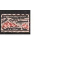 США-1958, (Мих.727), гаш.,Геофизический год(одиночка)