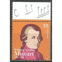 Германия. 250 лет со дня рождения В.Моцарта. Композитор. 2006г. Mi#2512.