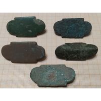 Элементы конской упряжи. 5 шт.