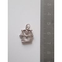 Кулон знак зодиака Весы  вес - 0,91г