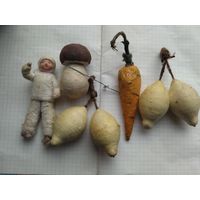 Елочные игрушки папье Маше .